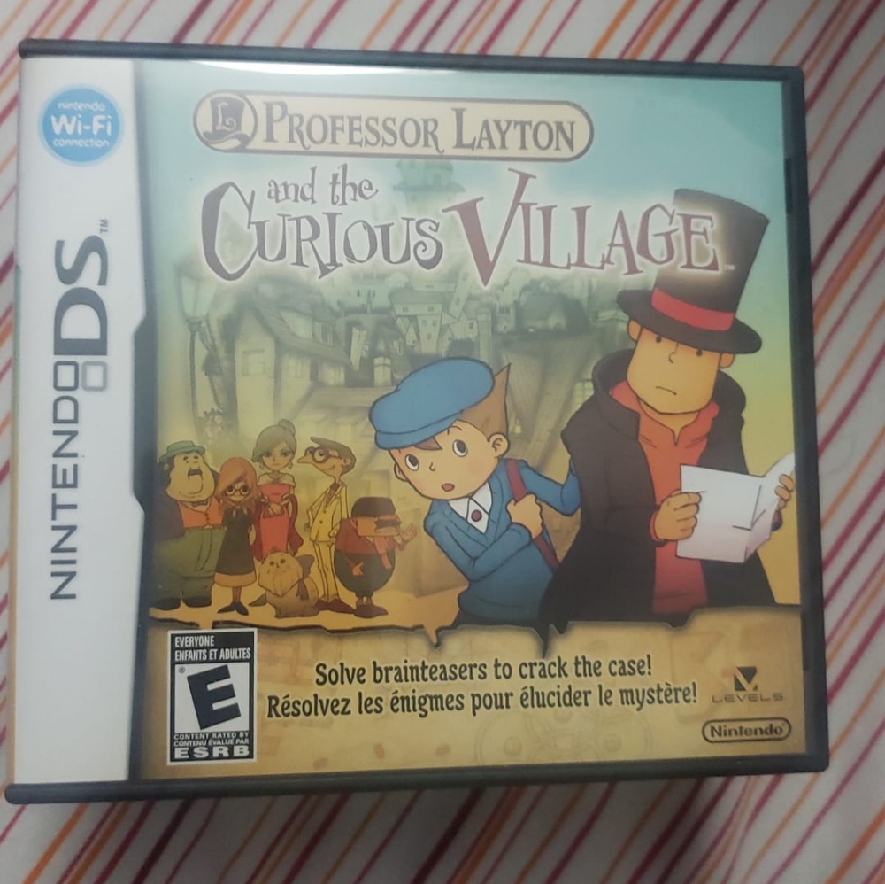 Professor Layton and the Curious Village (Nintendo DS, 2008)$25